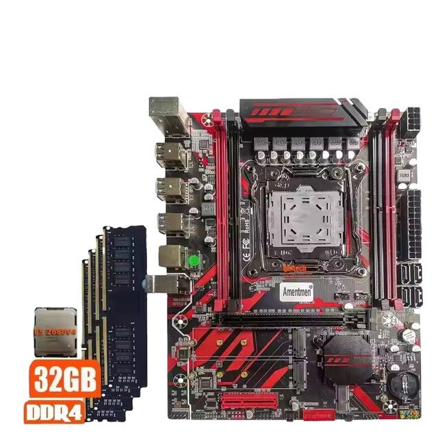X99 Desktop Motherboard Supports Xeon CPU LGA 2011-3 DDR4 64GB 4x8GB 2133MHz SATA REG ECC RAM New