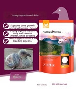 Ounaide Médicament Naturel à Base de Plantes pour Pigeons, Capsules de Croissance pour Jeunes Pigeons, Conditionnement et Soin des Pigeons Reproducteurs, Trésor de Développement