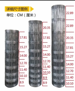 รั้วลวดเหล็กชุบสังกะสีสำหรับฟาร์ม ยาว 50 เมตร สูง 1.0-1.8 เมตร สำหรับเลี้ยงวัว แกะ และแพะ ใช้ในบ้าน ลดราคาพิเศษ - Product Image 5