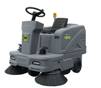 Small Industrial Sidewalk Sweeper