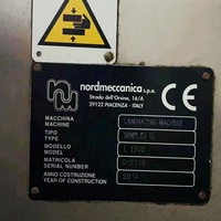 Machine à plastifier électrique automatique Nordmeccanica Simplex SL d'occasion, largeur 1200 mm, vitesse élevée 400 m/min, pour textiles, cartons, papier, facile à utiliser