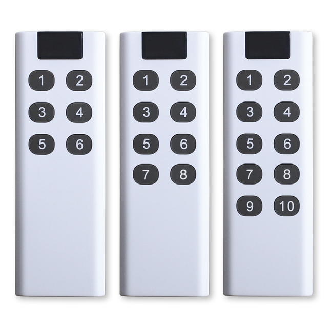 Wireless Long Distance Learning Code Remote Control 315/433.92MHz RF Smart Lighting Remote Control Manufacturer