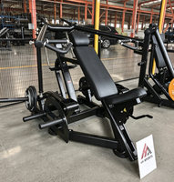 Presse inclinée à charge libre haut de gamme avec siège à assistance pneumatique et leviers doubles indépendants pour salle de sport