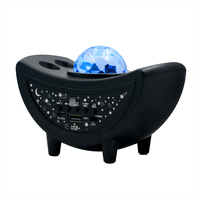 Projecteur LED RGB Galaxy Lumière Moderne Ocean Wave Star Moon Design pour Chambre et Salon Télécommande Source d'alimentation électrique