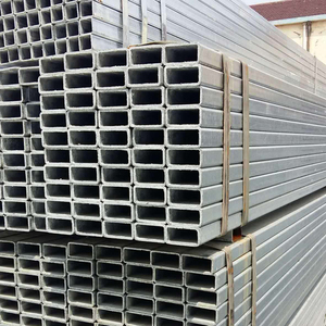 Tubes carrés ASTM A106b SHS 200x400, sections creuses carrées, certifiés JIS, tubes en acier rectangulaires galvanisés, structures ERW, longueur 12m, BS 1387 - Product Image 3