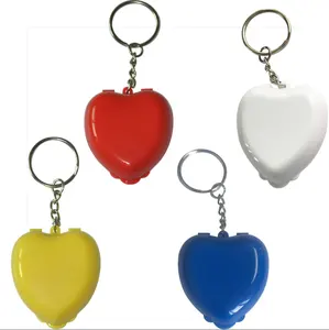 Foreign Trade Promotion Cpr Heart-Shaped Key Chain First Aid Mask Mouth Artificial Respiration Mask Key Chain