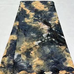 Personnalisé pas cher Chine prix d'usine tissu suisse dentelle robes de mariée robes de mariée <span class=keywords><strong>cravate</strong></span>-teint coton broderie forage à chaud - Product Image 3