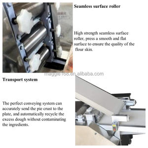 5-40cm formant moule pâte à presser Machine coupe-feuille de pâte à faire Tortilla pain plat fabricant de crêpes industriel - Product Image 5