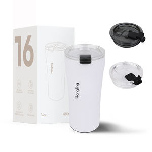 Bouteille isotherme en acier inoxydable Hong Ling au design moderne pour les voyages, le bureau, le sport, légère et sans BPA - Product Image 1