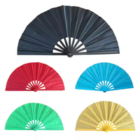 Éventails pliants en plastique FAREA Factory Stock 33CM, style ange et Feng Shui, pour l'été, les mariages et les promotions.