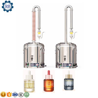 Machine de distillation d'huiles essentielles par extraction à la vapeur pour rose, thym, encens pour évaporateurs