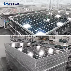 Panel Solar Monocristalino Bifacial <span class=keywords><strong>de</strong></span> Doble Vidrio Tipo N JA Solar All Black 430w 435w 440w 445w 450w 455w - Product Image 2