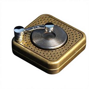 Fonógrafo, Juguete Antiestrés <span class=keywords><strong>de</strong></span> Metal Creativo con Alto Valor Estético, Giroscopio <span class=keywords><strong>de</strong></span> Dedo, Moneda Papa, Juguete EDC, Tecnología <span class=keywords><strong>de</strong></span> Vanguardia - Product Image 1