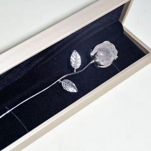 Cuarzo Rosa Natural Tallado en Forma de Flor, Piedra de Cristal al por Mayor para Regalo - Product Image 3
