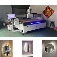 Refroidissement par eau personnalisé grande taille de travail CNC machine laser pour la gravure de plaque métallique miroir verre sablage verre forage