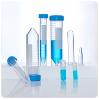 Tube en plastique PP 10ml 50ml 15ml Tube à centrifuger avec capuchon Tube EP à grande vitesse utilisé en laboratoire 1.5ml 2 ml