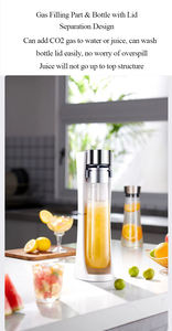 2025 nuovo innovativo Bar utilizza l'erogatore di <span class=keywords><strong>acqua</strong></span> Osmose con Soda Maker <span class=keywords><strong>acqua</strong></span> gassosa <span class=keywords><strong>frizzante</strong></span> portatile bevitore 1L bottiglia CO2 - Product Image 4