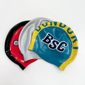 Les casquettes de natation d'équipement de sports nautiques en gros d'usine conviennent à la personnalisation de casquettes de natation d'entraînement de natation - Product Image 6