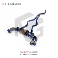 ING Usine Titane Tuyau D'échappement Silencieux Valve Catback Échappement Électronique pour BMW M440i G22 avec Tuyaux D'échappement De Voiture De Haute Qualité