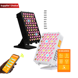 Dispositivo IDEATHERAPY per Terapia della Luce Rossa <span class=keywords><strong>a</strong></span> <span class=keywords><strong>LED</strong></span> Infrarossi per Viso e Corpo, Uso Domestico, Controllo tramite APP, <span class=keywords><strong>con</strong></span> Supporto da Tavolo - Product Image 2