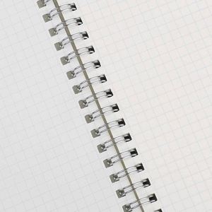 Carnet de notes A5 personnalisé à spirale, couverture rigide, quadrillé, avec élastique, pour cadeaux, journal quotidien, école, devoirs, avec logo personnalisé - Product Image 4