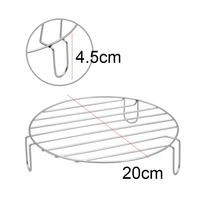 Cuiseur vapeur en acier inoxydable avec grille de cuisson à la vapeur Grille de refroidissement de cuisson