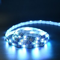 Bande LED Flexible RGB pour Contrôle par Application, Éclairage d'Ambiance pour Écran TV et Ordinateur, USB 5050 5V