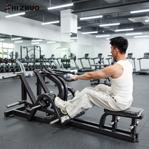 Máquina de remo sentado con carga de placas Shizhuo <span class=keywords><strong>para</strong></span> gimnasio comercial, equipo de fuerza ajustable con barra en T <span class=keywords><strong>para</strong></span> entrenamiento de <span class=keywords><strong>espalda</strong></span>, máquina de remo compuesto en venta - Product Image 1