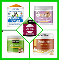 Poudre de probiotiques naturels pour chiens et chats, échantillon gratuit, complément alimentaire pour animaux de compagnie, enzymes digestives, soutien immunitaire, santé oculaire, sans céréales