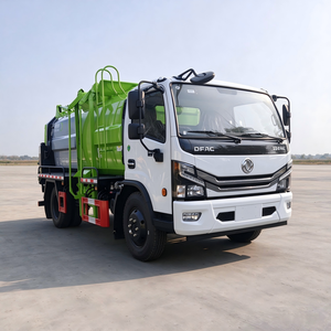 Camion de ramassage de déchets alimentaires Dongfeng Dolica 10CM à prix d'usine, avec levage latéral hydraulique, pour la collecte des déchets de restaurant - Product Image 1