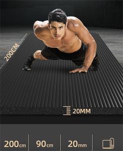 Tapis de yoga pour débutants pour hommes, antidérapant, épaissi, absorbant les chocs, tapis de fitness à domicile, vente en gros - Product Image 2
