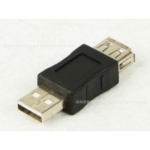 <b>Usb</b> A Male To <b>Usb</b> A Female <b>Adapter</b> <b>Plug</b> In Abs Material For Computer Connection - Product Image 1