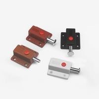 Loquet à ressort magnétique automatique pour porte de placard, mini-bouton magnétique à pousser pour ouvrir, loquet à ressort magnétique