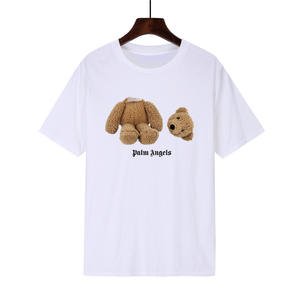 เสื้อยืดแขนสั้นลายตัวอักษร PALM Bear Angel BEARANGELS <span class=keywords><strong>หมี</strong></span>เท็ดดี้หัวขาด สำหรับผู้ชายและผู้หญิง ผ้าฝ้าย นำเข้าจากต่างประเทศ - Product Image 3