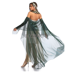 Ecoparty tunica Halloween Egyptian faraone Cosplay costumi Cleopatra abito da scena <span class=keywords><strong>Opera</strong></span> di scena Costume - Product Image 2