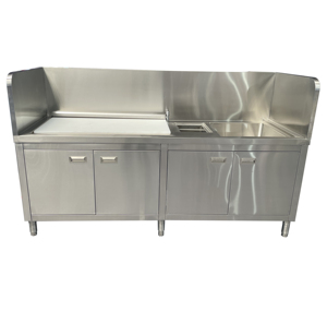 2023สำหรับร้านอาหารโรงแรมตู้ครัวเข้ามุมทำจากสแตนเลส - Product Image 4