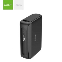 Vente en gros de mini-batteries externes OEM personnalisées, chargeur mobile au lithium 10000mAh, écran LCD, sortie 10W, micro USB ultra