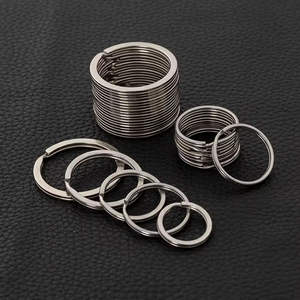 PD219-223 Anelli Portachiavi in Metallo Personalizzati 20-30mm Anelli Aperti per Fai da Te Componenti per Gioielli Accessori all'Ingrosso - Product Image 3