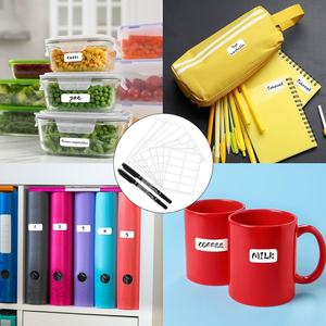 Etiquetas Personalizadas para <span class=keywords><strong>Ropa</strong></span>, Etiquetas de Lavandería Sin Plancha, Etiquetas Autoadhesivas de Tela para <span class=keywords><strong>Ropa</strong></span> Lavable con 2 Marcadores Permanentes para Tela - Product Image 3