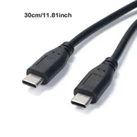 Kabel Splitter USB Type C Y 1 Female ke 2 Male, Kabel Ekstensi PC Ponsel Tablet, Adaptor Daya 15W 3A, Kabel Pengisi Daya