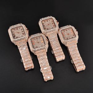 2026新作売れ筋高品質メンズクォーツ時計デザイナーファッショントレンドメンズダイヤモンドセットウォッチ - Product Image 6