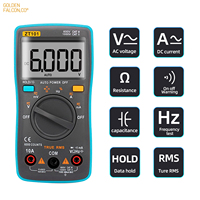 Multimètre numérique à gamme automatique ZT101 mini multimètre 6000 comptes avec maintien des données rétro-éclairage tension AC/DC testeur de courant