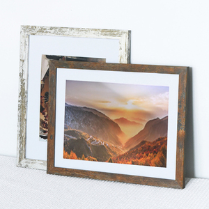 Bán buôn gỗ A1 A2 A3 A4 8x10 11x14 inch hình ảnh khung ảnh với Mat MDF Áp phích lớn khung ảnh treo tường - Product Image 5