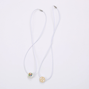 Nhà máy trắng bền đàn hồi dây buộc Vòng cổ dây buộc cho chủ thẻ - Product Image 1