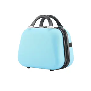 14inch Small Hard Shell Cosmetic Case Travel Hand Luggage Portable Carrying Makeup Case Suitcase
