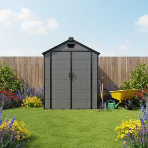 Abri de jardin en résine plastique résistant aux intempéries et aux nuisibles, montage facile, robuste, imperméable, pour l'<span class=keywords><strong>achat</strong></span> en gros - Product Image 2