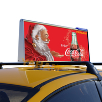 Al Aire Libre IP65 impermeable programable P2.5 P3.33 techo superior de Taxi Led/pantalla Led superior de taxi/Pantalla de publicidad para coche