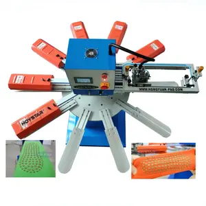 10 Stations Silicone Logo Making Machine Screen Orinter