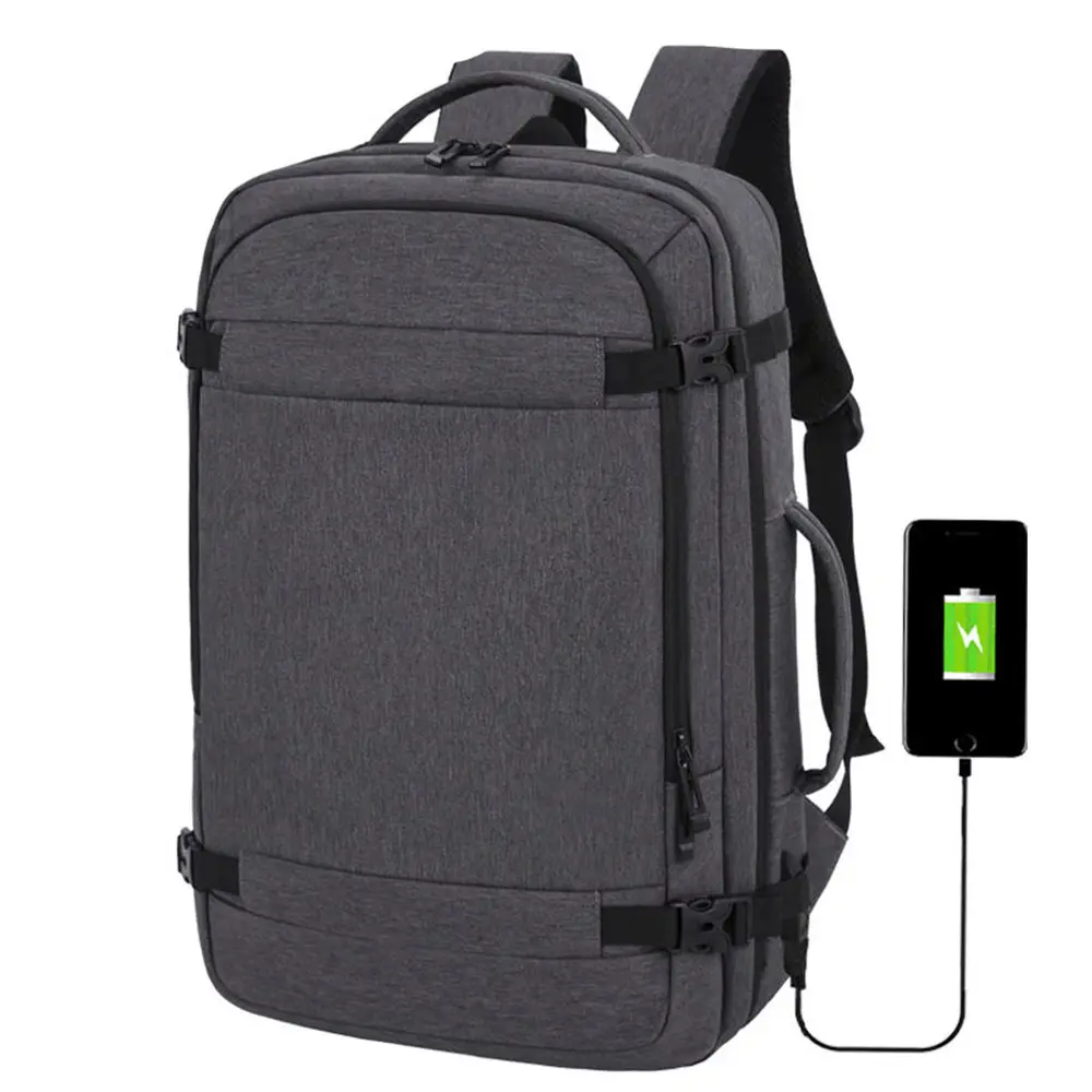 Sc064 Business Usb Computer Tas Waterdichte Laptop Rugzak Voor Mannen Grote Capaciteit Outdoor Reizen Rugzak Student Schooltas