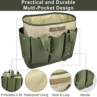 Kit complet de jardinage avec sac fourre-tout de rangement et gants